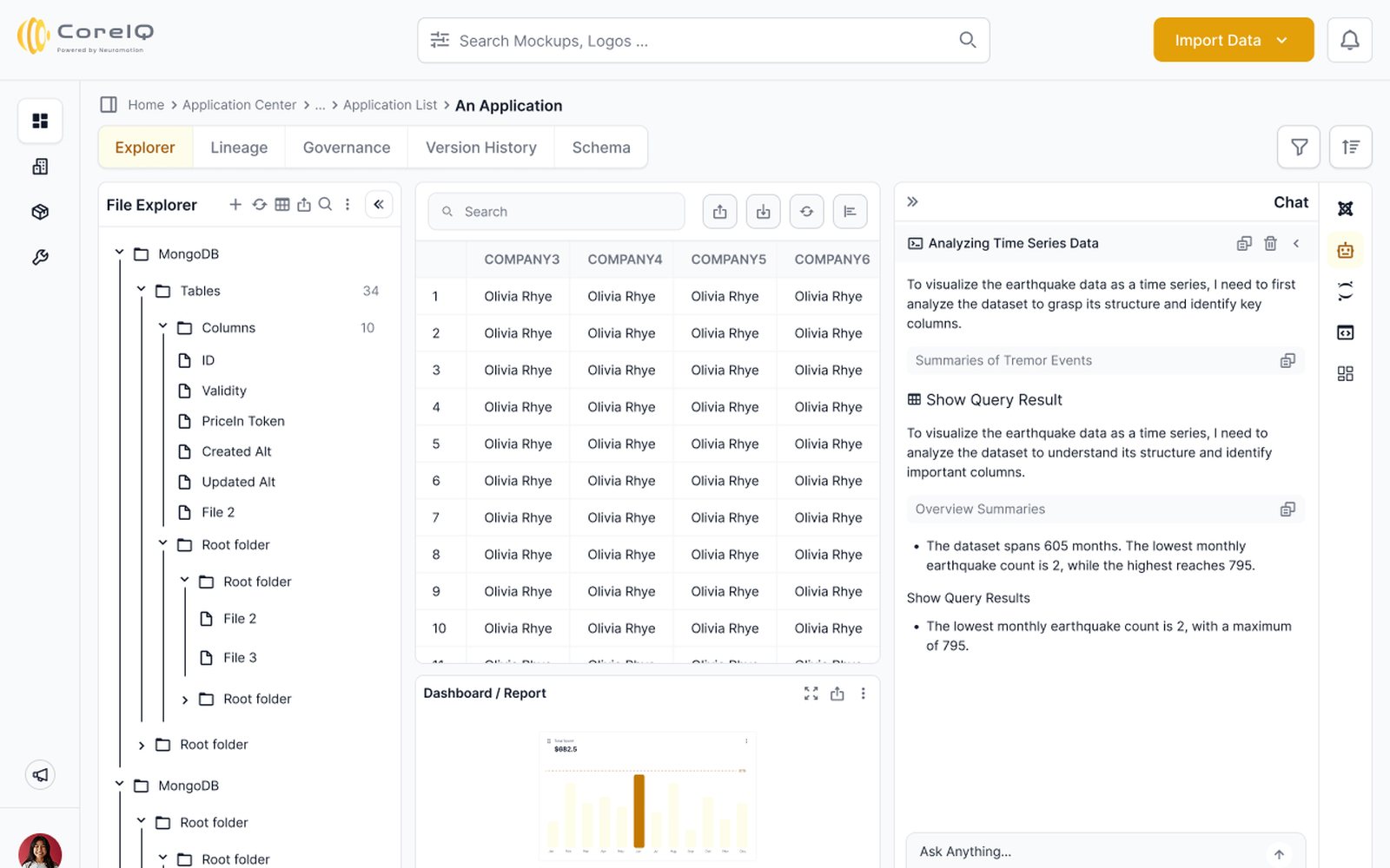 Qwry.AI — desktop view