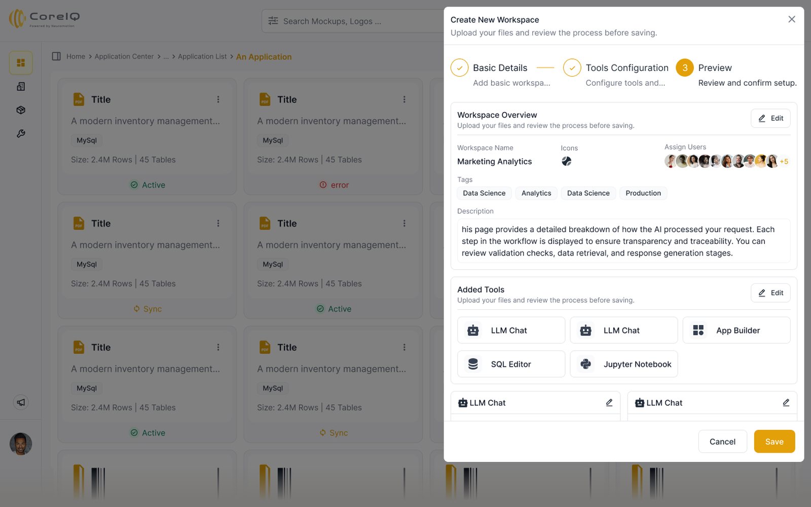 Qwry.AI — desktop view