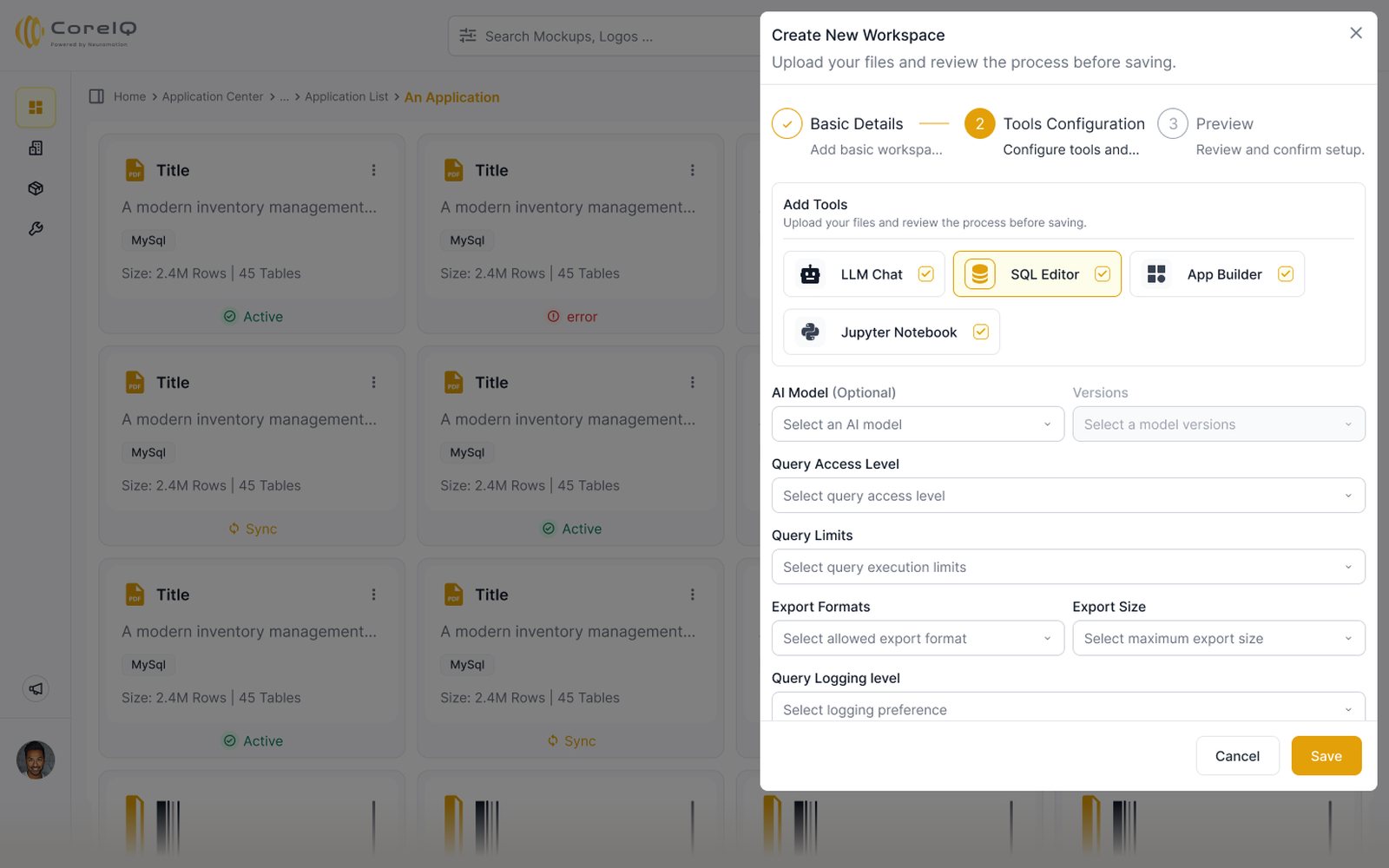 Qwry.AI — desktop view